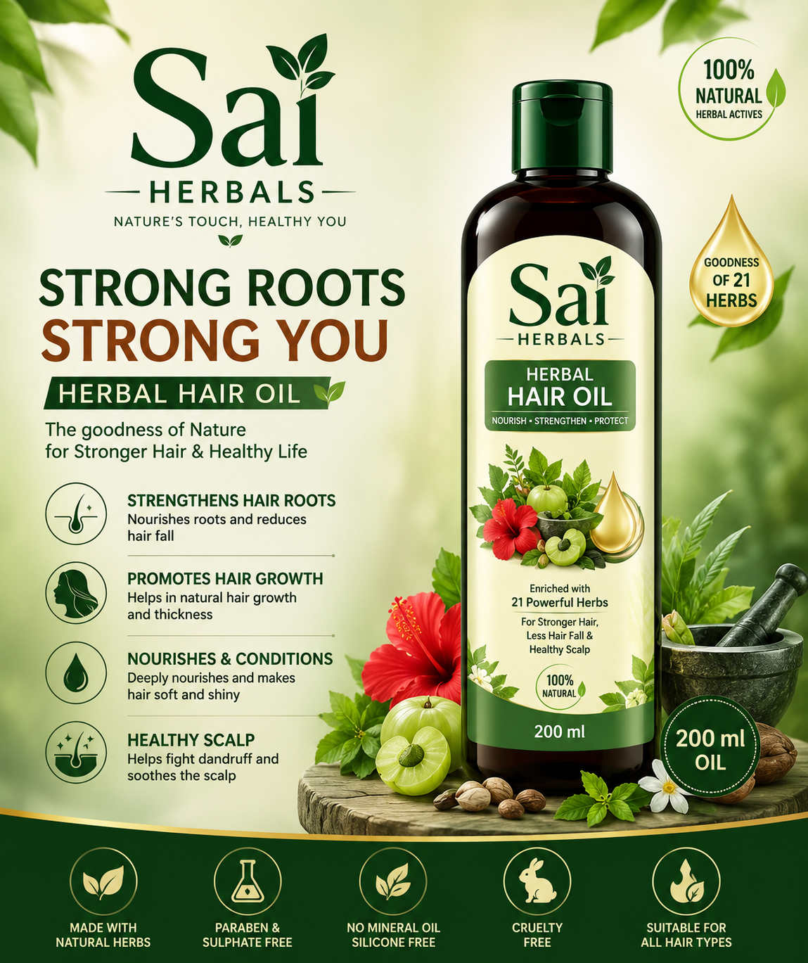 Sai herbals Hair growth oil